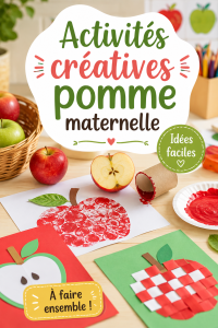 Activités créatives autour des pommes avec des enfants