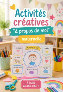 Un groupe d'enfants en maternelle travaillant sur un collage créatif.