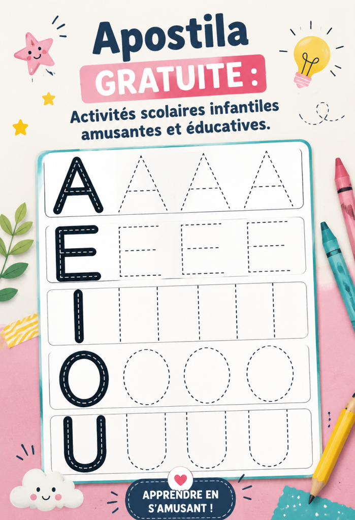Des enfants s'amusent tout en apprenant avec des activités éducatives à la maison.