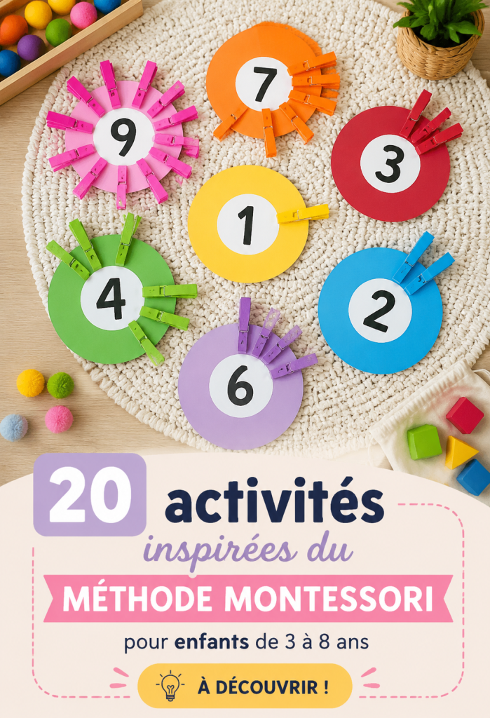 Un enfant s'amuse avec des matériaux Montessori pour l'apprentissage.