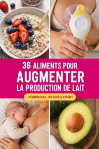 Un assortiment d'aliments sains pour favoriser la lactation chez les mères qui allaitent.