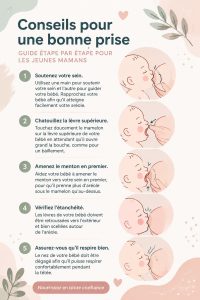 Une maman allaitant son bébé en position berceau dans un cadre apaisant.