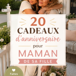 Cadeau d'anniversaire surprise pour maman avec une belle carte
