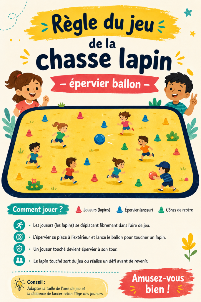 Image d'enfants jouant à la chasse au lapin en plein air, riant ensemble dans un parc