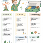 Image d'une check-list de classe verte à télécharger