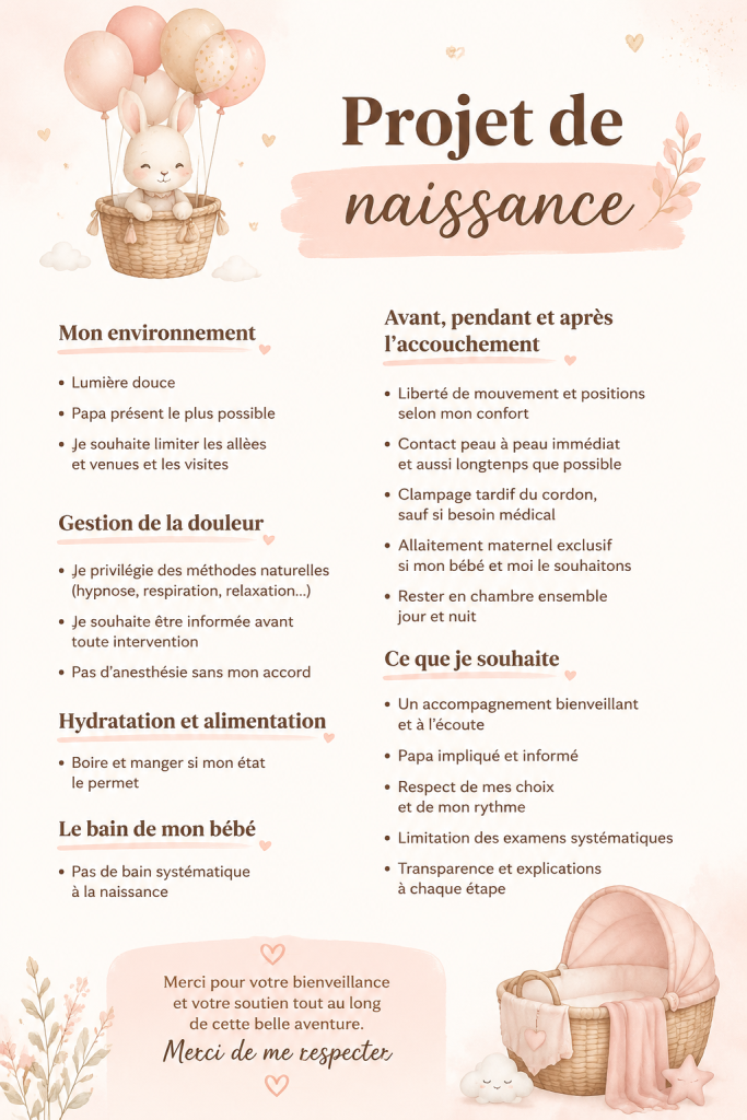 Jeune couple rédigeant leur projet de naissance à domicile