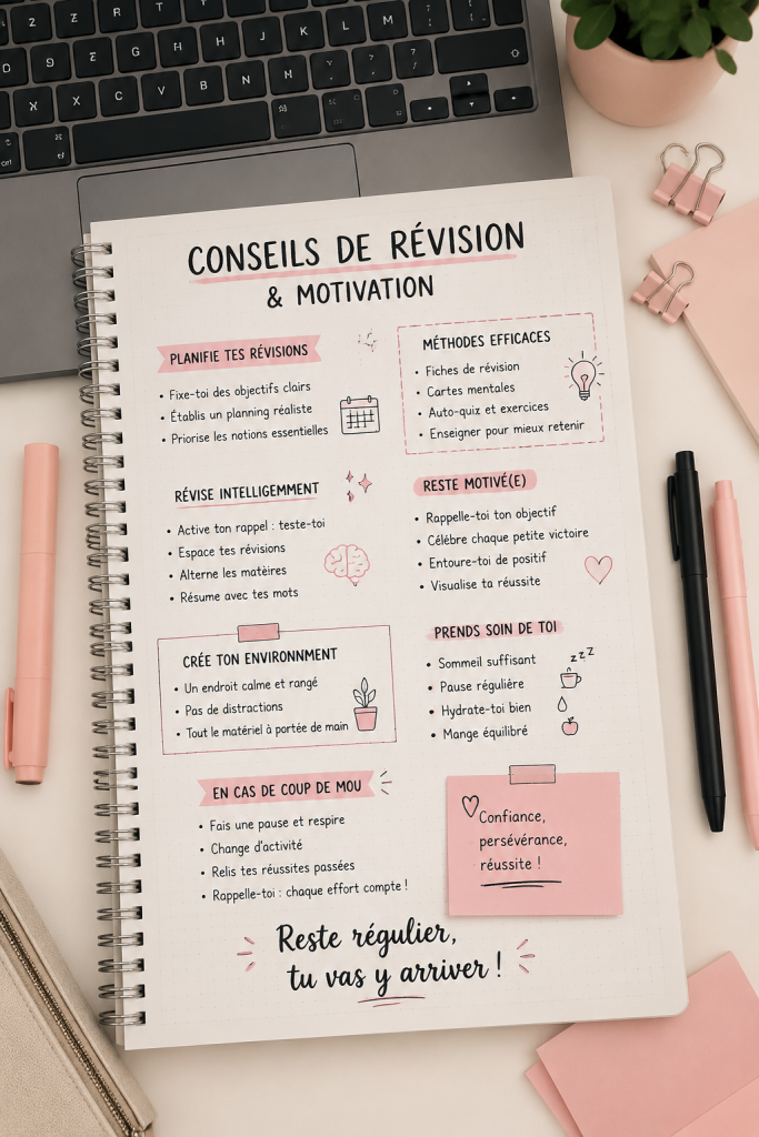 Étudiant motivé avec ses livres pour des révisions efficaces