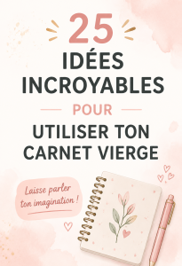 Un carnet vierge ouvert avec des fournitures de bureau créatives autour de lui.