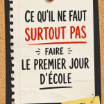 Enfant heureux préparant son sac pour le premier jour d'école