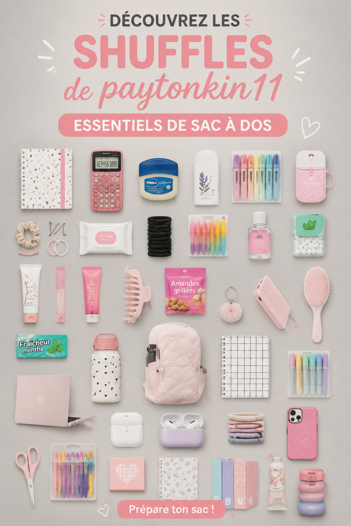 Essentiels de backpacking selon Paytonkin11, matériel de voyage bien organisé.
