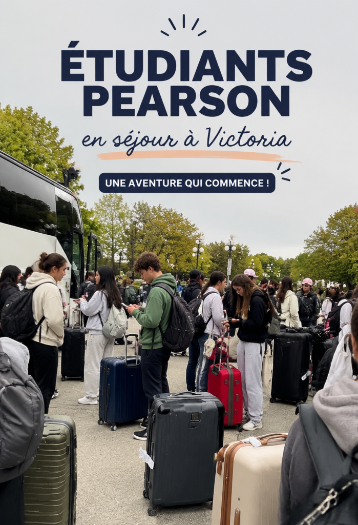 Une image des étudiants utilisant les ressources Pearson à Victoria.