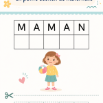 Un enfant jouant avec des lettres en bois pour apprendre.