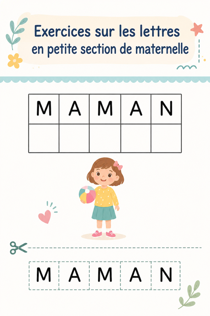 Un enfant jouant avec des lettres en bois pour apprendre.
