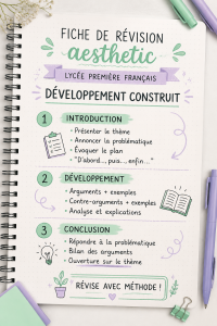 Fiche de révision pour le développement construit en français au lycée