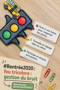 Un élève dans une salle de classe calme, concentré sur son travail, illustrant l'importance de la gestion du bruit.