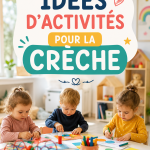 Jeunes enfants s'amusant avec des jeux éducatifs en crèche