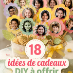 Une photo d'un cadeau fait main pour une grand-mère, illustrant la créativité et la tendresse.