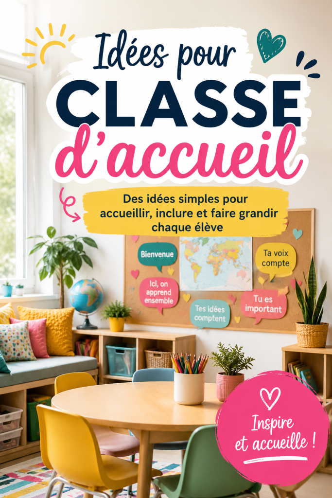 Activités colorées pour une classe d'accueil dynamique