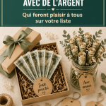 Présentation d'idées créatives pour offrir de l'argent en cadeau.