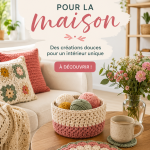 Des créations au crochet qui embellissent une maison moderne.