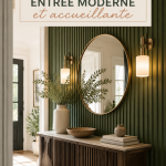 Idées d'aménagement pour une entrée moderne et accueillante
