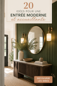 Idées d'aménagement pour une entrée moderne et accueillante