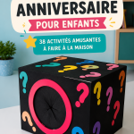Enfants jouant ensemble à des jeux d'anniversaire à la maison.