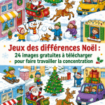 Jeux des différences de Noël à imprimer pour toute la famille