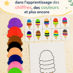 Jeux DIY colorés pour aider les tout-petits à apprendre avec le sourire