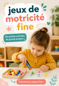 Jeux de motricité fine pour enfants, amusants et éducatifs