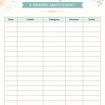 Kit pratique pour faire ses comptes, à imprimer gratuitement pour une gestion simplifiée des finances.