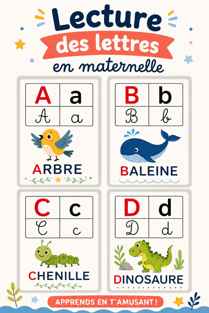 Un parent lit un livre coloré à un enfant en maternelle, créant un moment chaleureux.