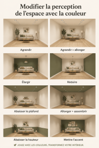 Un salon décoré avec des couleurs vives et chaleureuses, mettant en valeur la décoration intérieure moderne.