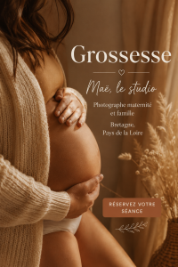 Séance photo de grossesse en Bretagne avec une maman rayonnante