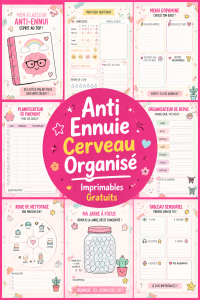 Un exemple de planner étudiant à imprimer pour aider à organiser le travail scolaire.