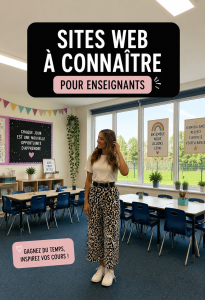 Capture d'écran de ressources en ligne pour enseignants en 2023