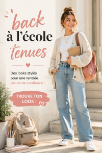 Look de rentrée tendance avec un mélange de confort et de style.