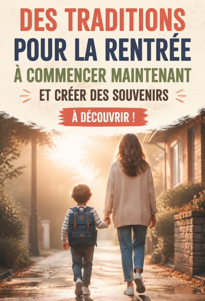 Un enfant souriant portant un cartable le jour de la rentrée scolaire, symbolisant un moment mémorable.