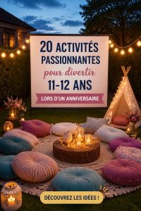 Des enfants s'amusent lors d'un anniversaire avec des activités ludiques.