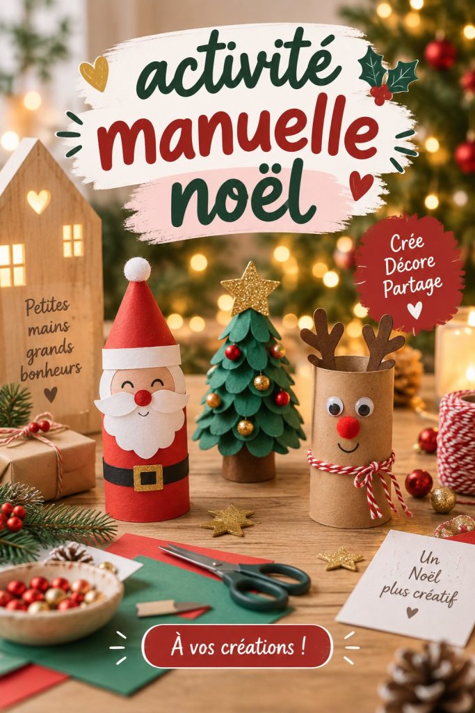 Activités manuelles colorées pour un Noël chaleureux
