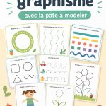 Enfants jouant avec de la pâte à modeler pour créer des formes et des personnages.