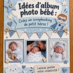 Un album photo coloré sur le thème des super héros, rempli de souvenirs d'enfance.