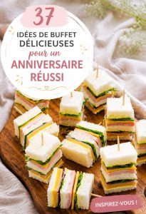 Buffet d'anniversaire avec de nombreuses options de plats