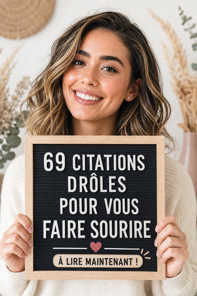 Tableau de lettres avec des citations drôles pour la maternité
