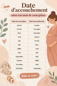 Femme enceinte regardant un calendrier pour estimer sa date d'accouchement