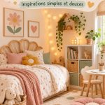 Chambre d'enfant décorée avec des couleurs vives et des éléments ludiques