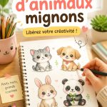 Dessin colorié d'un animal mignon, parfait pour se détendre et créer.
