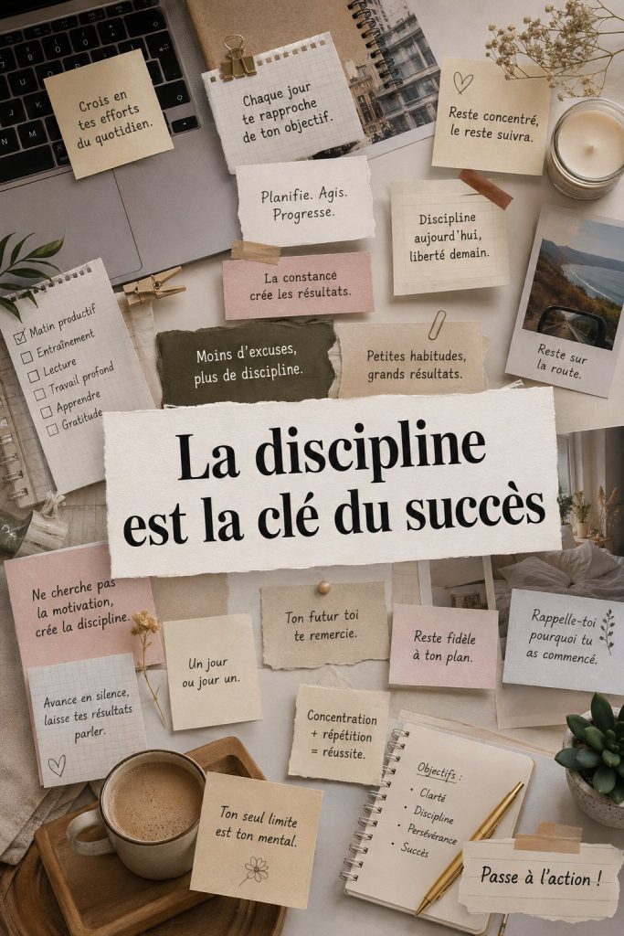 Étudiant concentré sur ses études, illustrant l'importance de la discipline pour réussir.