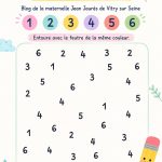 Image montrant des fiches Montessori avec des chiffres pour enfants