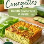 Flan de courgettes doré et appétissant, prêt à être dégusté